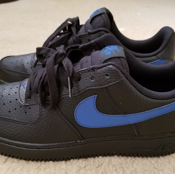air force 1 black gym blue